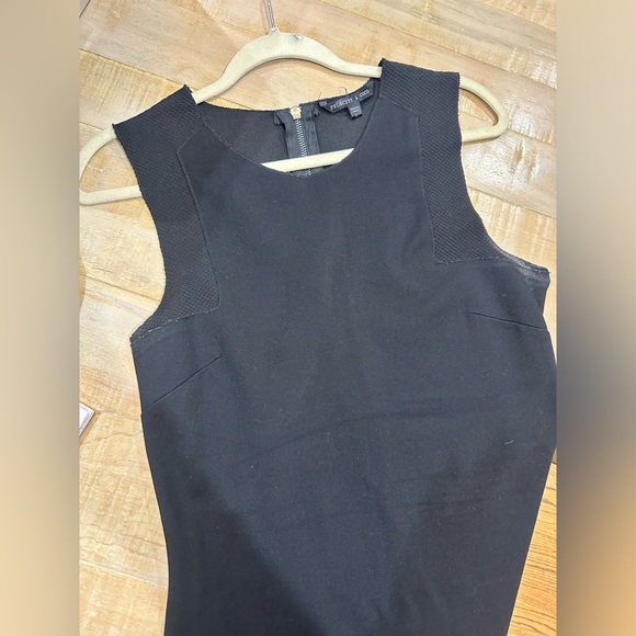 Felicity & Coco sleeveless knit sheath ruffle black dress - Picture 9 of 12